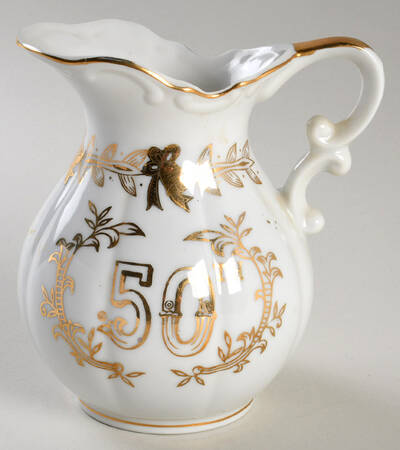 Anniversary Miniature Pitcher for Pitcher & Bowl Set