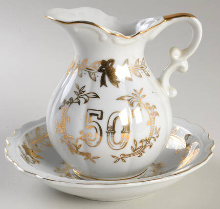 Anniversary Miniature Pitcher & Bowl Set