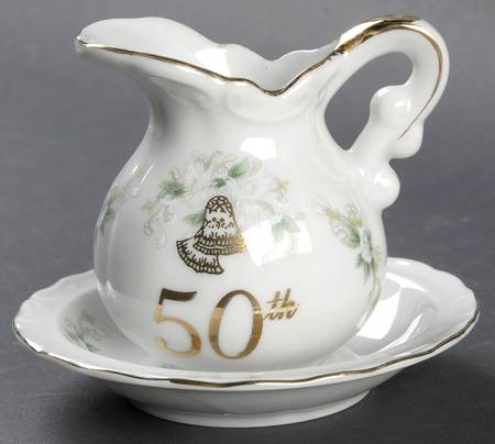Anniversary Miniature Pitcher and Bowl Set
