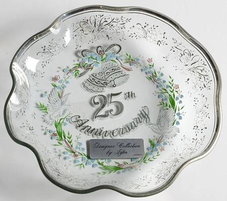Anniversary Glassware Nut Bowl