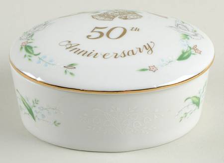 Anniversary Trinket Box & Lid