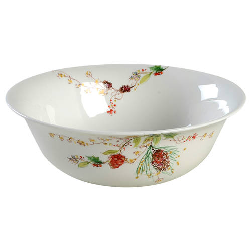 Winter Song 9" Round Vegetable Bowl