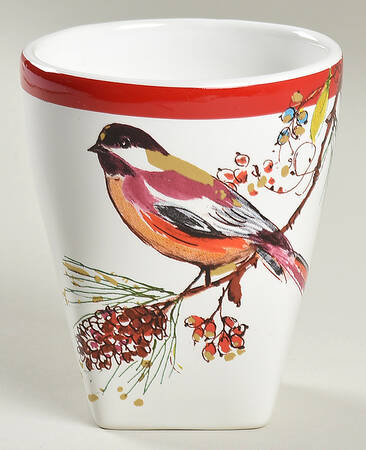 Winter Song China Bathroom Tumbler