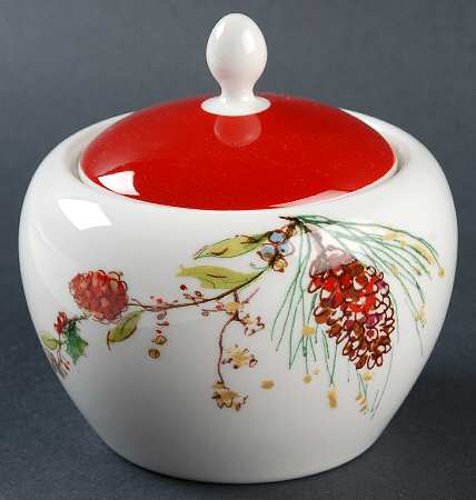 Winter Song Sugar Bowl & Lid