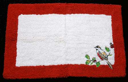 Winter Song Bath Rug