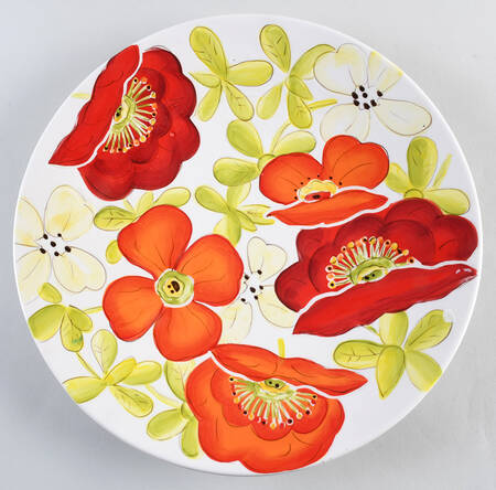 Posy Garden 13" Chop Plate (Round Platter)