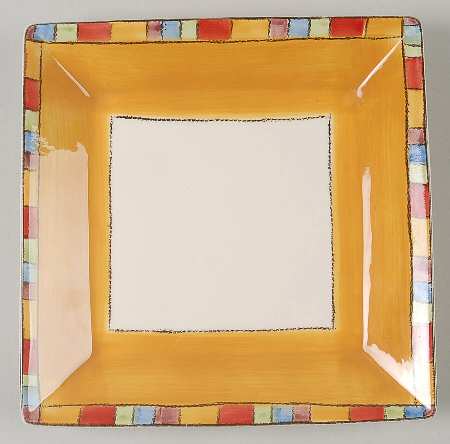Ibiza Square Salad Plate