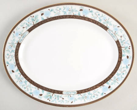 Palatial Garden 13" Oval Serving Platter
