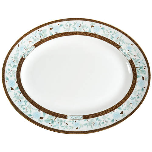 Palatial Garden 13" Oval Serving Platter