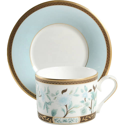 Palatial Garden Flat Cup & Saucer Set