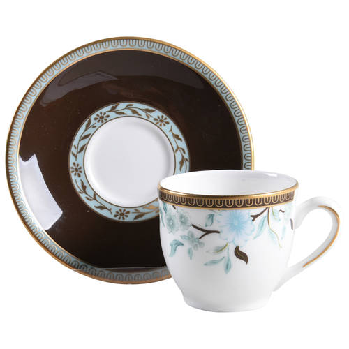 Palatial Garden Espresso Cup and Saucer Set