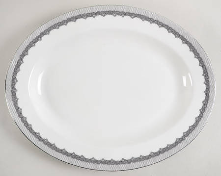Cocktail Dress 14" Oval Serving Platter