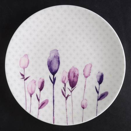 Watercolor Amethyst Salad Plate