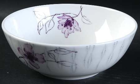 Watercolor Amethyst Soup/Cereal Bowl