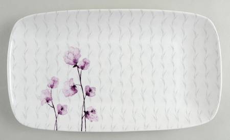 Watercolor Amethyst 13" Rectangular Tray
