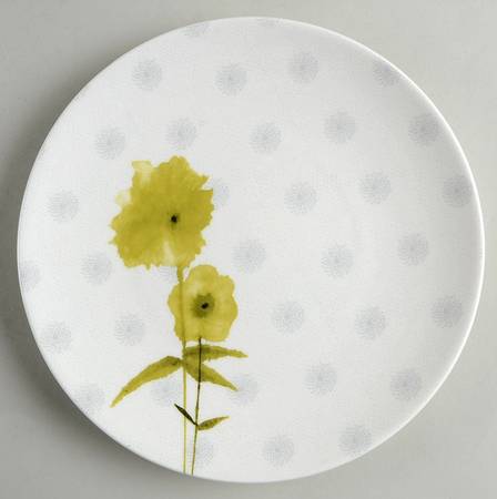 Watercolor Citrus Salad Plate