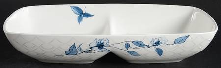 Watercolor Indigo Blue Divided Server
