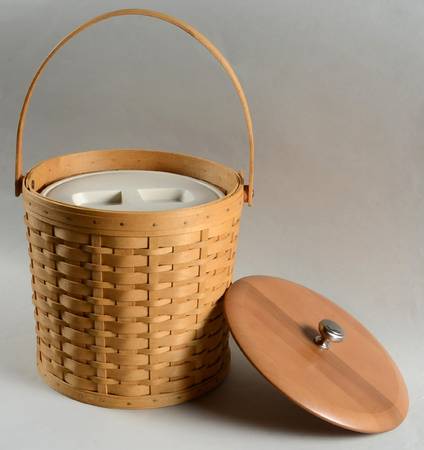Baskets Ice Bucket Basket W/Lid & Lidded Protector