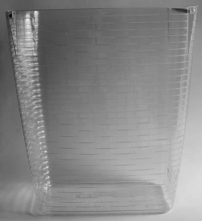 Baskets Protector&(2)Metal Rods for Medium Tapered Waste