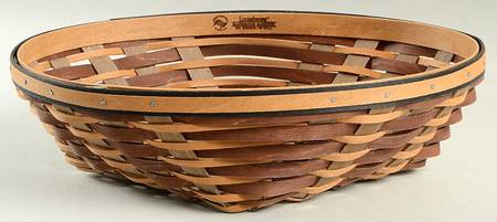 Baskets Medium Chestnut Oval Diamond Basket