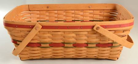 Baskets Red Yuletide Treasures Basket