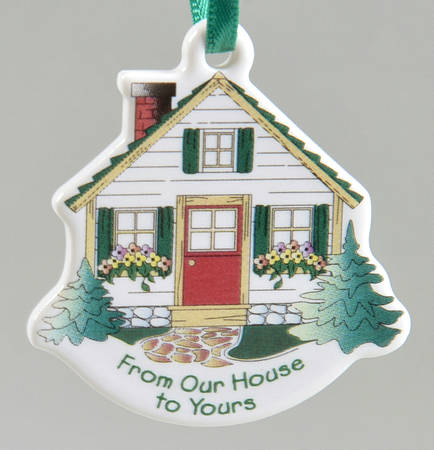 Baskets "From Our House To Yours" Basket Charm Tie-On