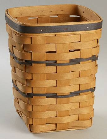 Baskets Medium Spoon Basket with Blue Accent