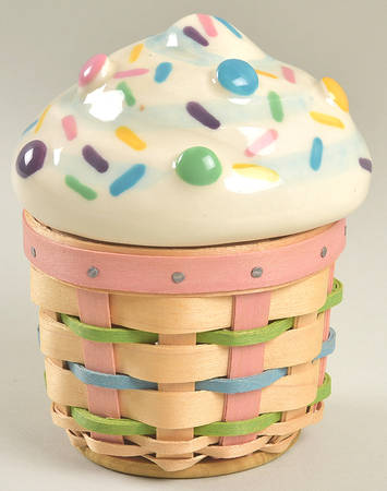 Baskets Little Cupcake Basket & Ceramic Lid