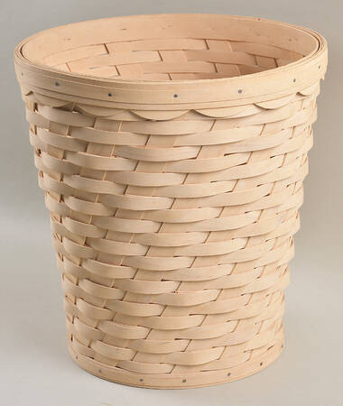Baskets Scalloped Waste Basket