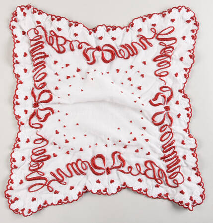 Baskets Handkerchief Liner for Be My Valentine Basket