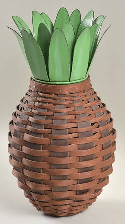 Baskets Pineapple Basket & Metal Lid