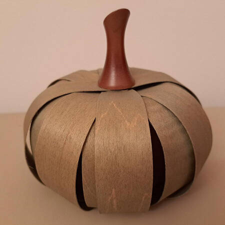 Baskets Small Spice Pumpkin (Wood Splint)