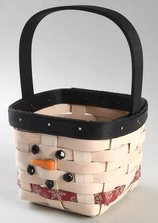 Baskets Mr Flurry Small Peg Basket (With Face Stickers)