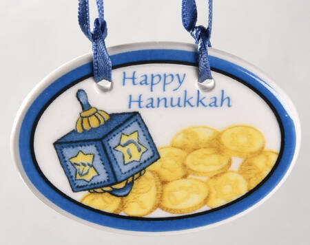 Baskets Happy Hanukkah Tie-On Charm for Basket by Longaberger
