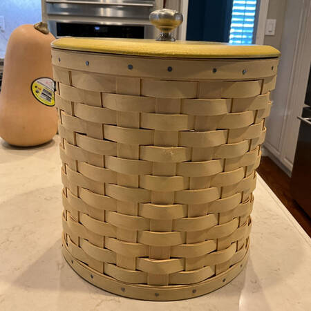 Baskets Large Canister Basket & Lid