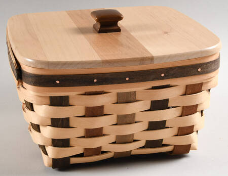 Baskets American Craft Large Berry Basket & Lid