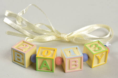 Baskets 2013 New Baby Tie-On Charm for Basket by Longaberger