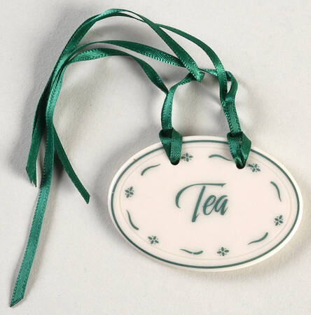 Baskets "Tea" Heritage Green Tie-On Charm for Basket