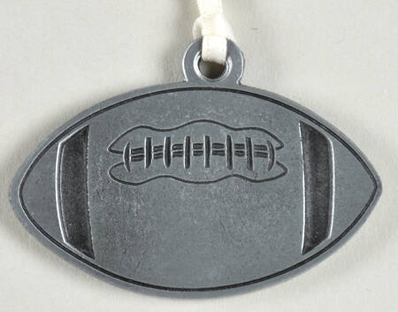 Baskets Football Charm Tie-On for Basket