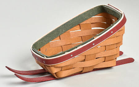Baskets 2014 Holiday Helper Sleigh Basket by Longaberger