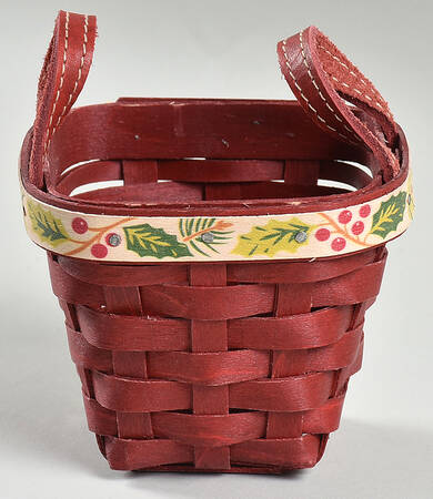 Baskets Holly Berry Trinket Basket by Longaberger