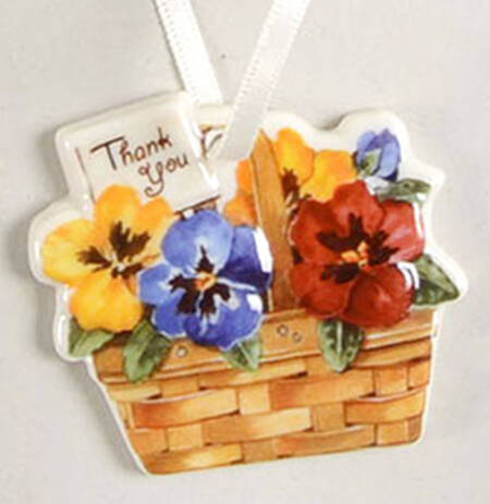 Baskets Thank You Charm Tie-On for Basket