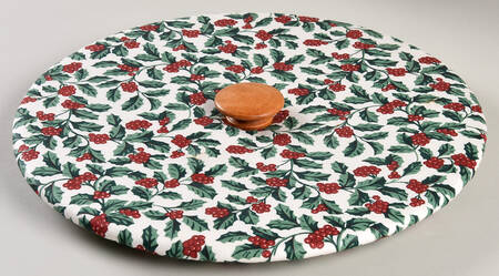 Baskets Fabric Covered Lid for Large Fruit/Apple/Sewing