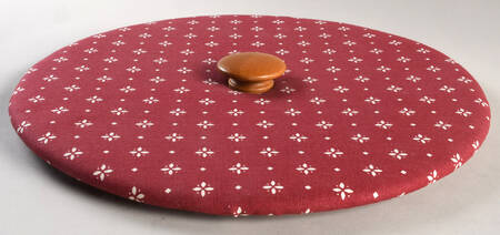 Baskets Fabric Covered Lid for Large Fruit/Apple/Sewing