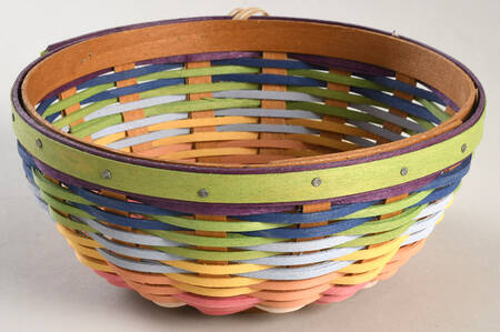 Baskets Summertime Stripe Buffet Buddy Basket