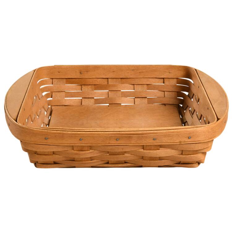 Baskets Small Square Serving Basket (Solid Handles)