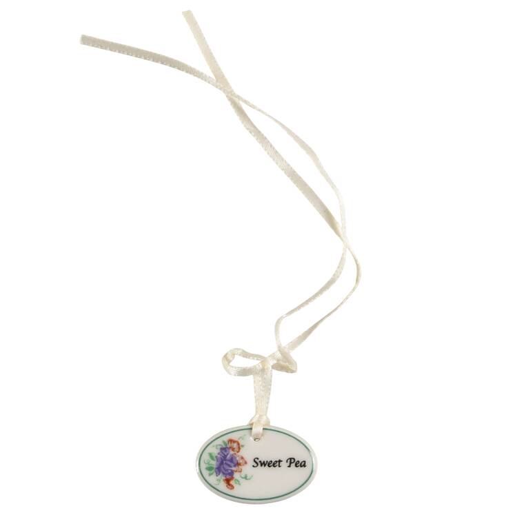 Baskets Sweet Pea Tie-On Charm for Miniature Basket
