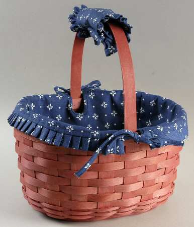 Baskets Oval Spring Basket with Liner & Wrap