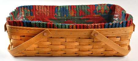 Baskets Medium Gathering Basket W/Liner & Protector
