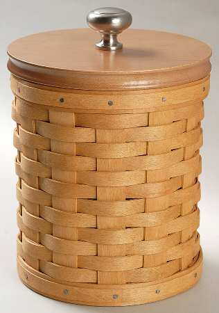 Baskets Small Canister Basket & Lid
